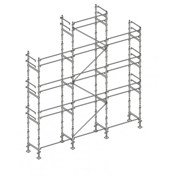 Échafaudage Altrad Façadier 88 M²
