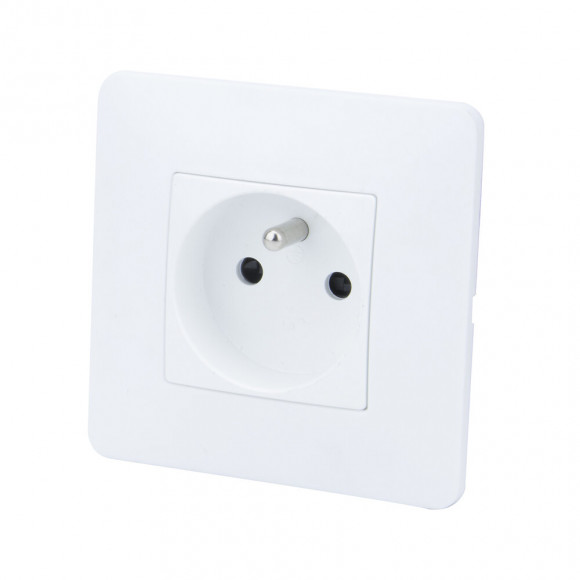 Prise 2P+T COMPLET BLANC