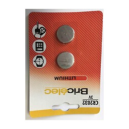 Piles boutons x2 cr 2032