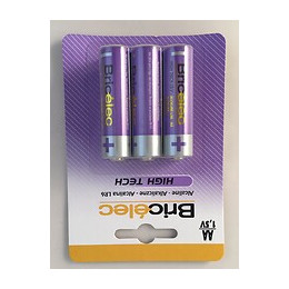 6 piles alcaline lr06 bricelec high tech