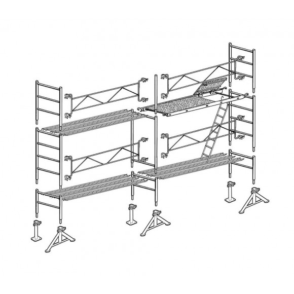 Échafaudage Altrad 49 Maçon 35 M²