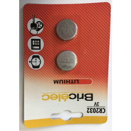 Piles boutons x2 cr 2032