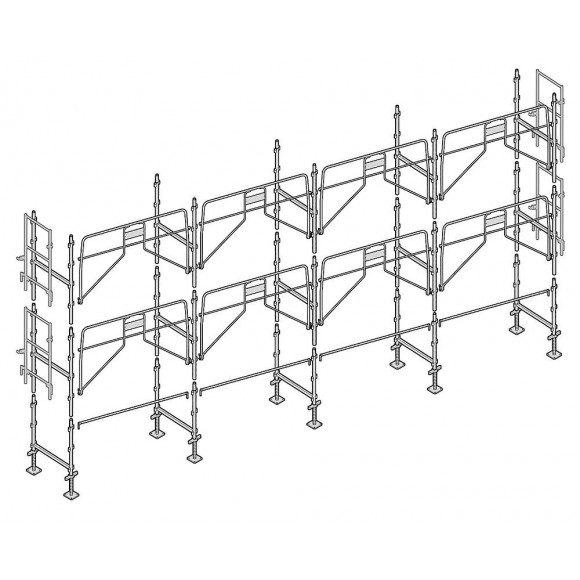 Échafaudage Altrad Façadier 78 M²