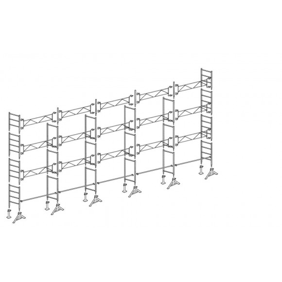 Échafaudage Altrad 49 Maçon 104 M²