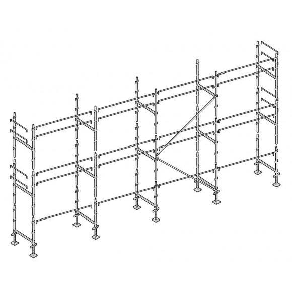 Échafaudage Altrad Façadier 78 M²