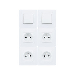 LOT de 2 Va et vient + 4 2P+T BLC