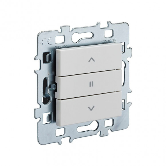 Mécanisme volet roulant Cache blanc+ support métal