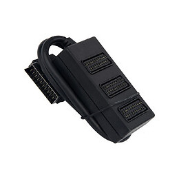 Bloc péritel 3 prises 21 broches