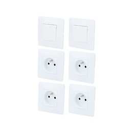 LOT de 2 Va et vient + 4 2P+T BLC