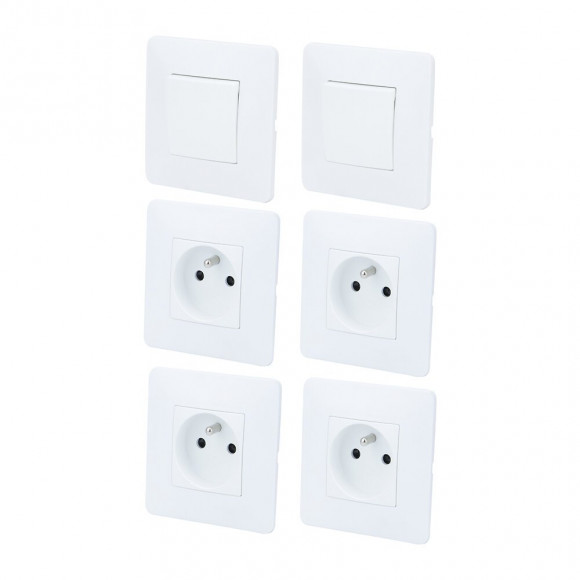 LOT de 2 Va et vient + 4 2P+T BLC