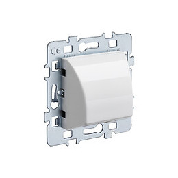 Mécanisme sortie de câble Cache blanc +  support métal