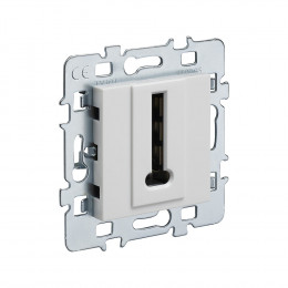 Mécanisme téléphone Cache blanc + support métal