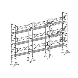 Échafaudage Altrad 49 Maçon 70 M²