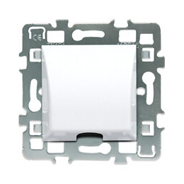 Mécanisme sortie de câble Cache blanc +  support métal