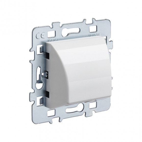 Mécanisme sortie de câble Cache blanc +  support métal