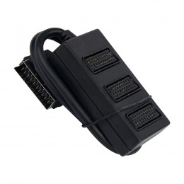 Bloc péritel 3 prises 21 broches