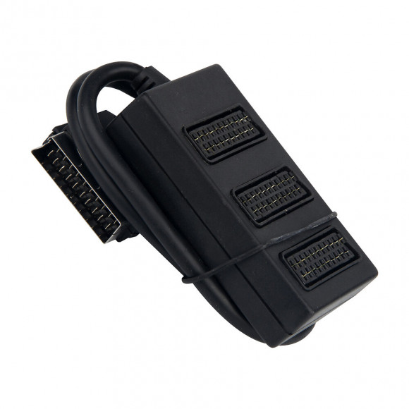 Bloc péritel 3 prises 21 broches