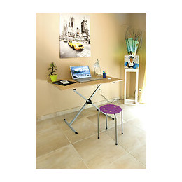 Tréteau multiposition Campus métal Epoxy Gris Titane