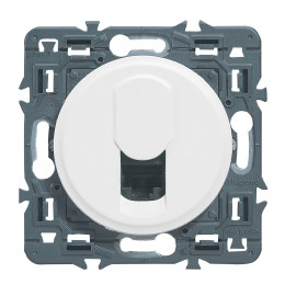 Prise RJ45 multimédia catégorie 6 FTP Céliane - blanc