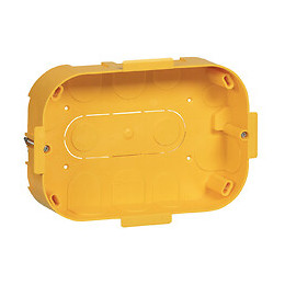 Boîte de dérivation pour plâtre-160x105 prof. 40mm-avec plaque et vis