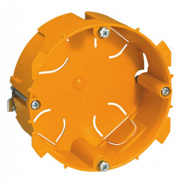 Boîte de dérivation pour maçonnerie avec couvercle et vis - 85x85x40mm