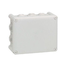 Boîte de dérivation rectangulaire - 180x140x86mm-fermeture 1/4 de tour