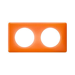 Plaque 2P orange 70s