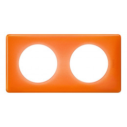 Plaque 2P orange 70s