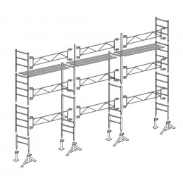Échafaudage Altrad 49 Maçon 70 M²