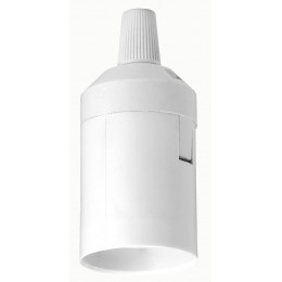 Douille pour ampoule B22 - connexion rapide - isolant blanc