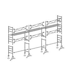 Échafaudage Altrad 49 Maçon 60 M²