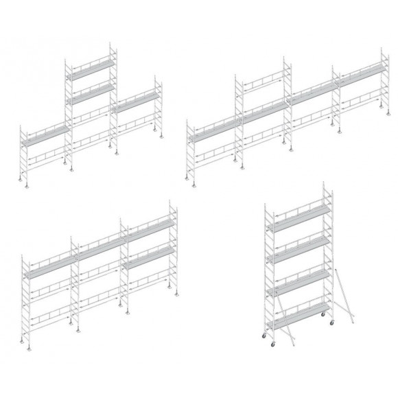 Echafaudage Faitage Révolution 4 En 1 P