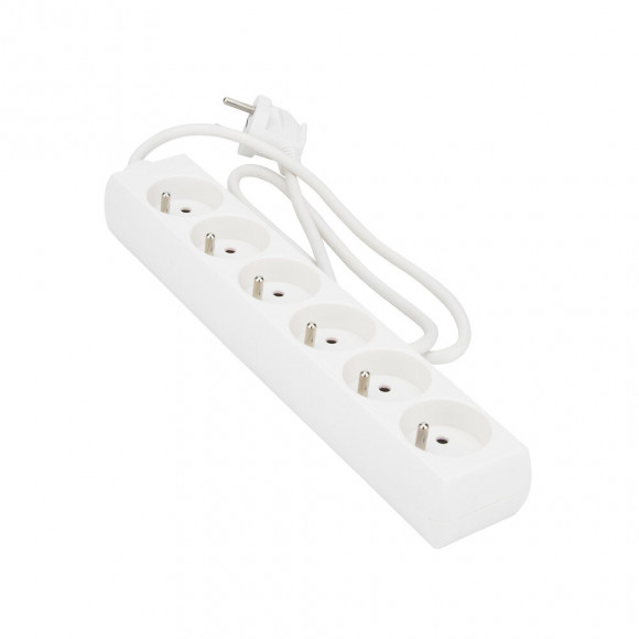 Bloc 6 prises blanc
