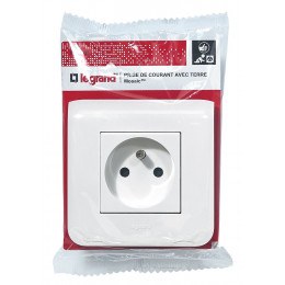 Interrupteur va-et-vient simple complet vis