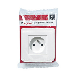 Interrupteur va-et-vient simple complet vis