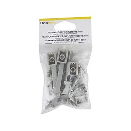 Sachet 10 colliers à clip diamètre 16 à 20 mm