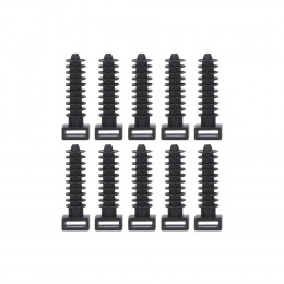 10 Embases à cheville pour Colliers d'installation BRICELEC