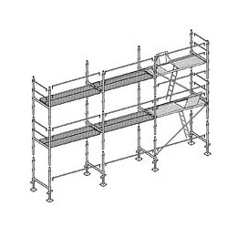 Echafaudage Façadier 60 M² Lisses Planchers