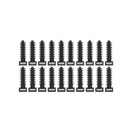 20 Embases à cheville pour colliers d'installation BRICELEC