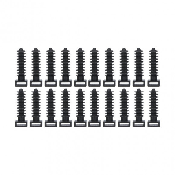 20 Embases à cheville pour colliers d'installation BRICELEC