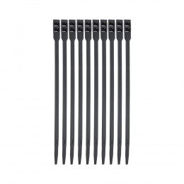 10 colliers de serrage, largeur 9mm, longueur 260mm Noir BRICELEC