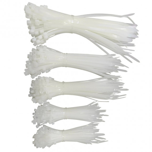 Lot de 500 colliers de serrage nylon