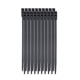 20 colliers de serrage, largeur 9mm, longueur 260mm Noir BRICELEC