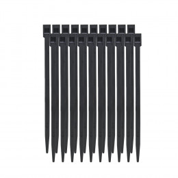 20 colliers de serrage, largeur 6mm, longueur 175mm Noir BRICELEC
