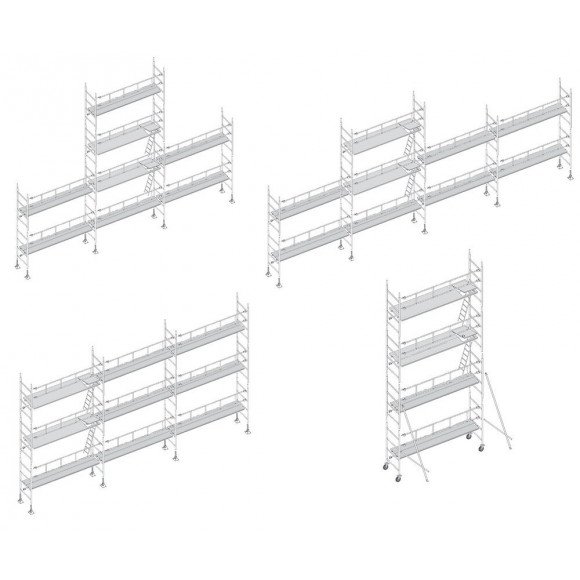 Echafaudage Faitage Révolution 4 En 1 Pt