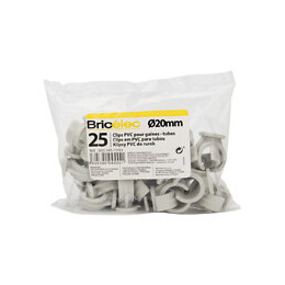 Clips sans cheville pour tube BRICELEC
