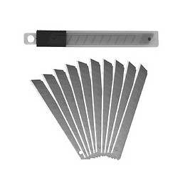 Lot 10 lames de Cutter 9mm 1er Prix