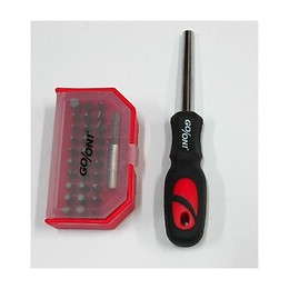 Tournevis + 32 embouts GO/ON