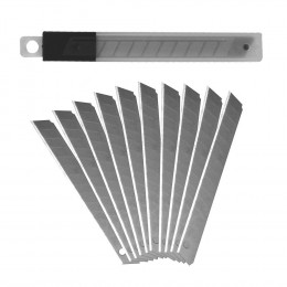 Lot 10 lames de Cutter 9mm 1er Prix