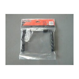 Ensemble béquille en aluminium noir torsadé PERFECTLINE